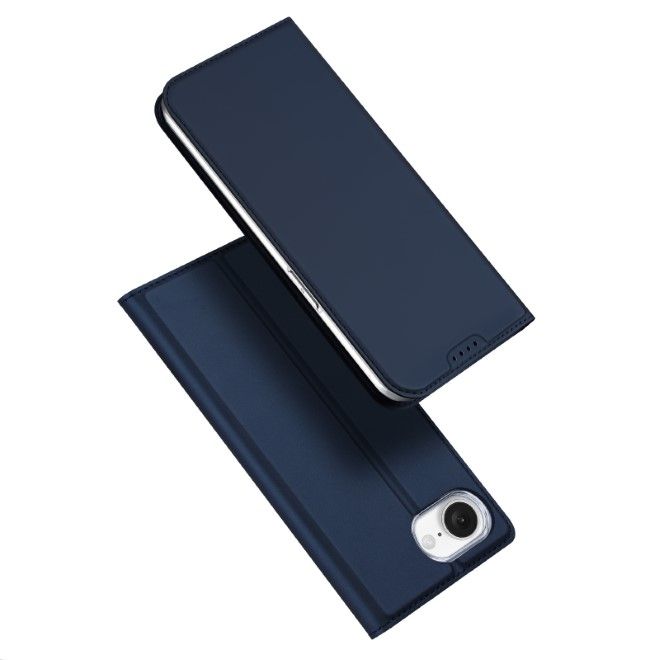 Dux Ducis - iPhone 16e Hülle - Handy Bookcover - Skin Pro Series - blau