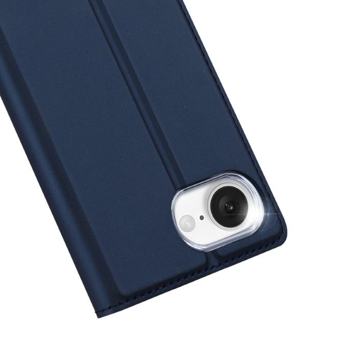 Dux Ducis - iPhone 16e Hülle - Handy Bookcover - Skin Pro Series - blau