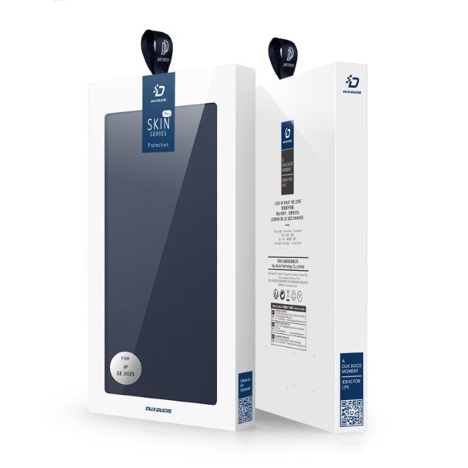 Dux Ducis - iPhone 16e Hülle - Handy Bookcover - Skin Pro Series - blau