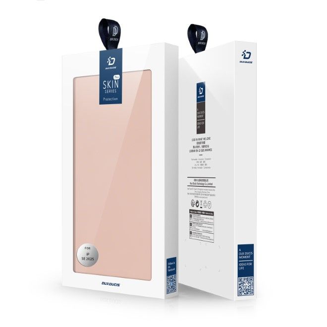 Dux Ducis - iPhone 16e Hülle - Handy Bookcover - Skin Pro Series - rosa