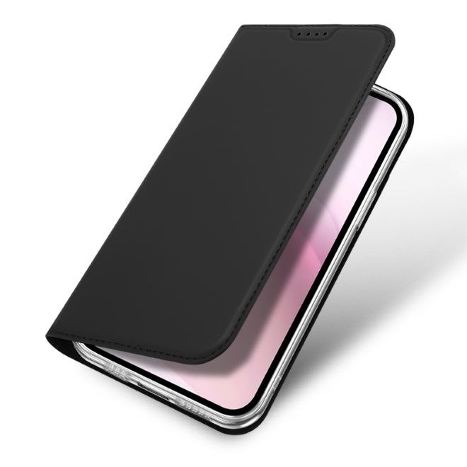 Dux Ducis - iPhone 16e Hülle - Handy Bookcover - Skin Pro Series - schwarz