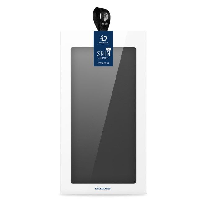 Dux Ducis - iPhone 16e Hülle - Handy Bookcover - Skin Pro Series - schwarz