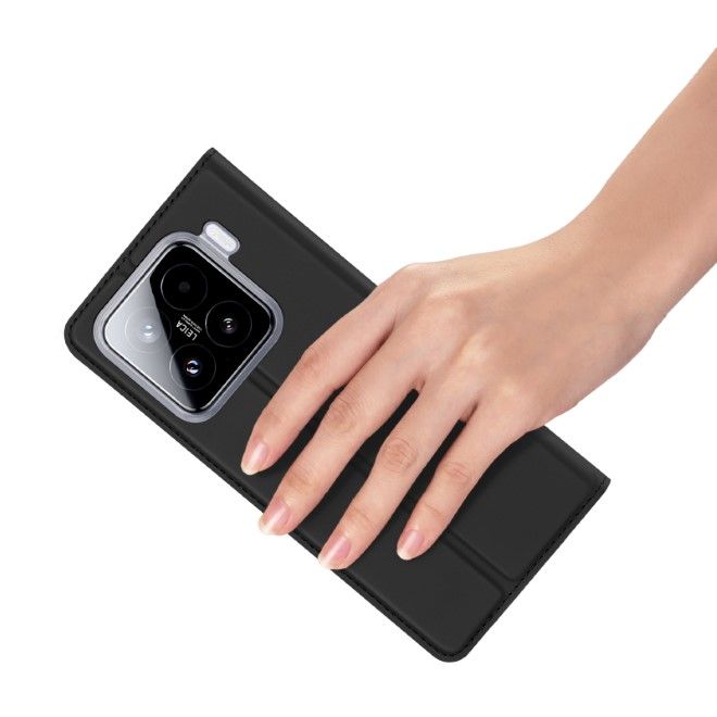 Dux Ducis - Xiaomi 15 Hülle - Handy Bookcover - Skin Pro Series - schwarz