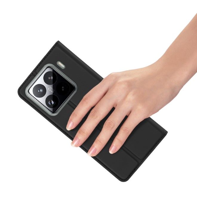 Dux Ducis - Xiaomi 15 Pro Hülle - Handy Bookcover - Skin Pro Series - schwarz