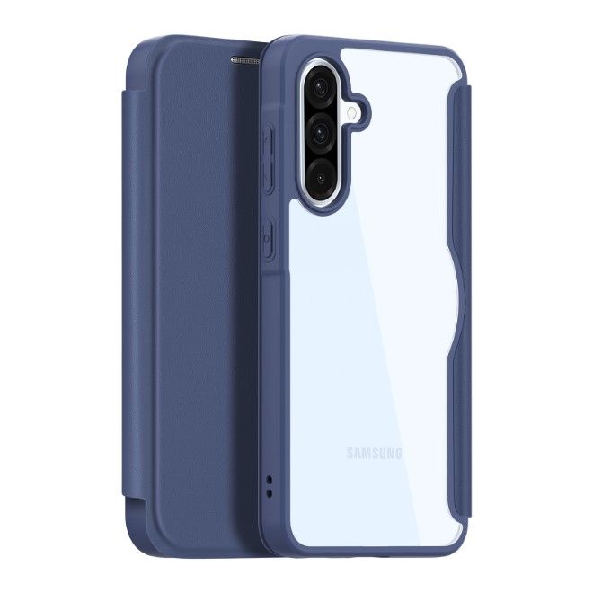 Dux Ducis - Samsung Galaxy A36 5G / A56 5G Hülle - Leder Bookcover mit Standfunktion - Skin X Pro Series - blau