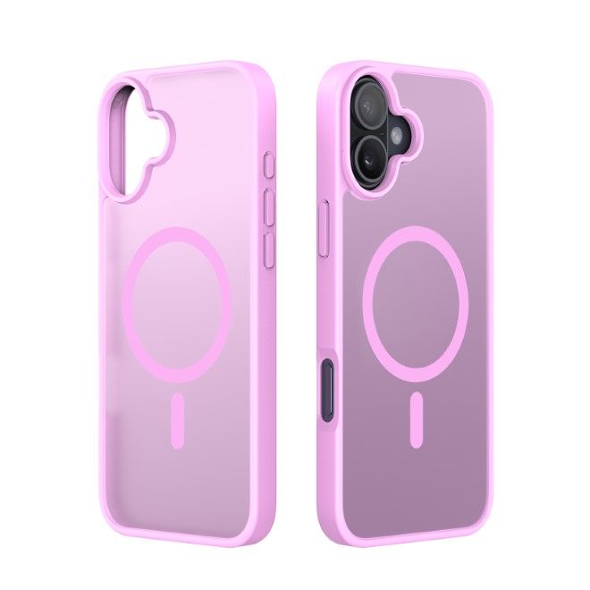 Dux Ducis - iPhone 16 Hülle - TPU und PC Hardcase - MagSafe kompatibel - Yind Series - rose pink
