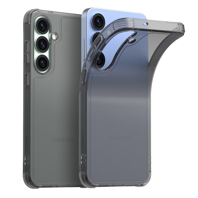 Araree - Samsung Galaxy S25+ Hülle - Case aus TPU Plastik - Anti-Slip Grip - Flexield Series - transparent/schwarz
