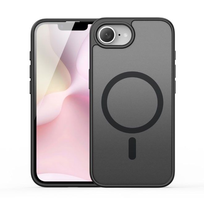 Dux Ducis - iPhone 16e Hülle - TPU und PC Hardcase - MagSafe kompatibel - Yind Series - schwarz