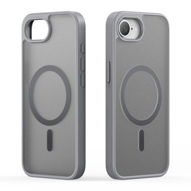 Dux Ducis - iPhone 16e Hülle - TPU und PC Hardcase - MagSafe kompatibel - Yind Series - grau