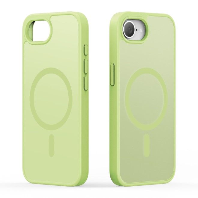 Dux Ducis - iPhone 16e Hülle - TPU und PC Hardcase - MagSafe kompatibel - Yind Series - lime