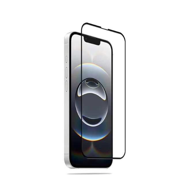 iPhone 16e / 14 / 13 Pro / 13 Panzerglas 3D Full Cover - Full Glue Displayschutz (0.33 mm) - schwarz
