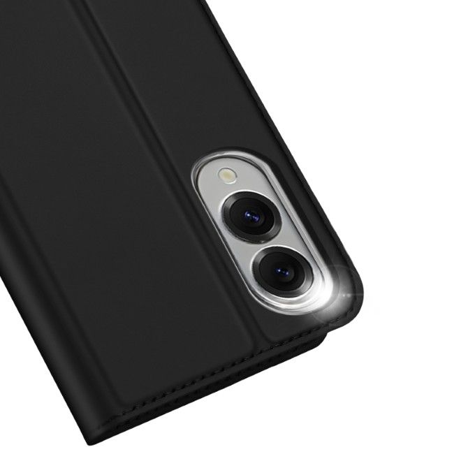 Dux Ducis - Samsung Galaxy S25 Edge Hülle - Handy Bookcover - Skin Pro Series - schwarz