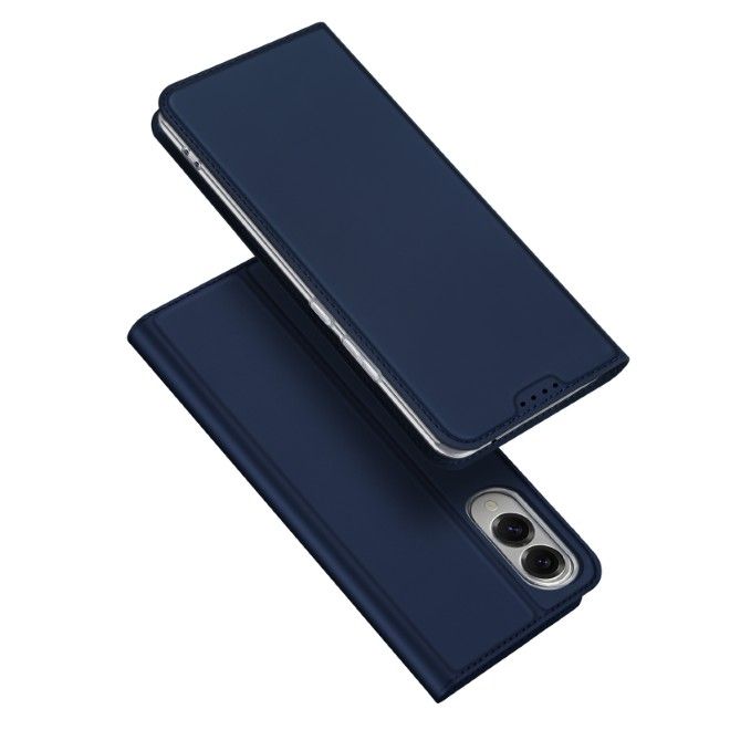 Dux Ducis - Samsung Galaxy S25 Edge Hülle - Handy Bookcover - Skin Pro Series - blau