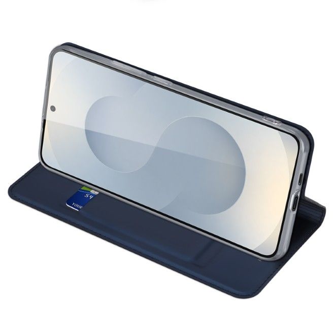 Dux Ducis - Samsung Galaxy S25 Edge Hülle - Handy Bookcover - Skin Pro Series - blau