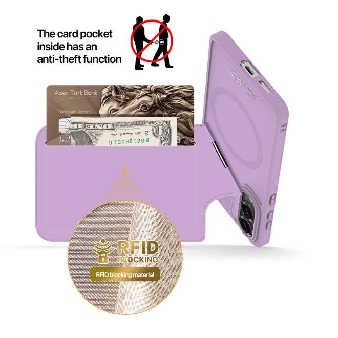 Dux Ducis - Samsung Galaxy S25 Edge Hülle - PC und TPU Hardcase - Rafi II Mag Series - purpur