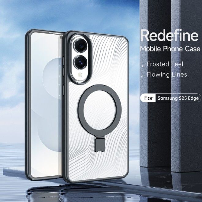 Dux Ducis - Samsung Galaxy S25 Edge Hülle - Hardcase - MagSafe - Aimo Mag Series - schwarz