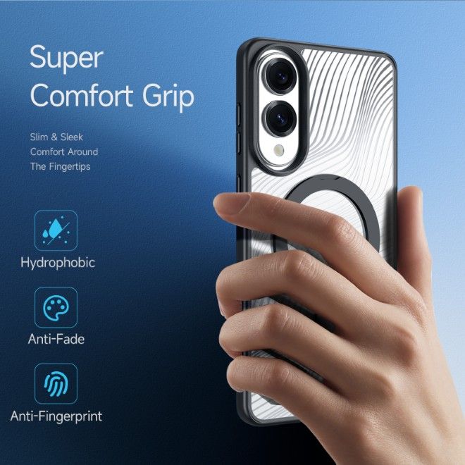 Dux Ducis - Samsung Galaxy S25 Edge Hülle - Hardcase - MagSafe - Aimo Mag Series - schwarz