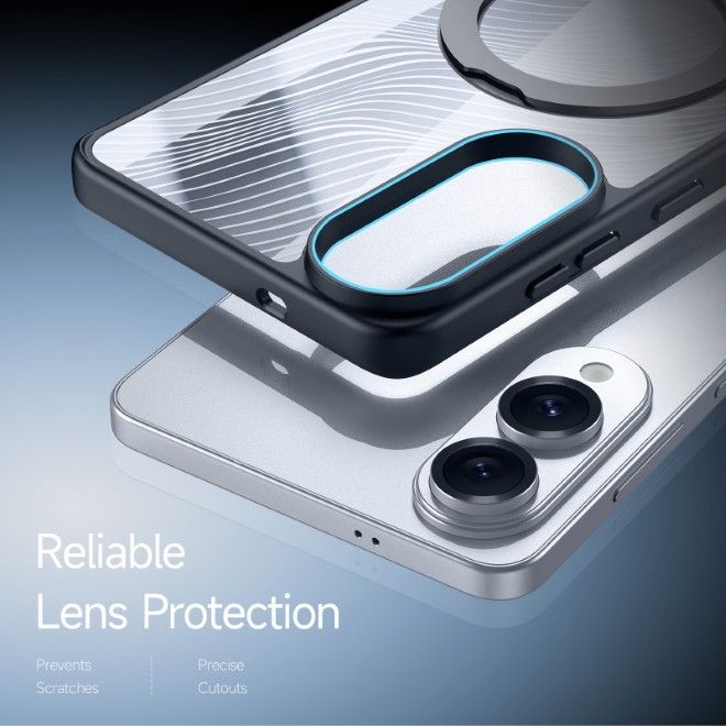 Dux Ducis - Samsung Galaxy S25 Edge Hülle - Hardcase - MagSafe - Aimo Mag Series - schwarz