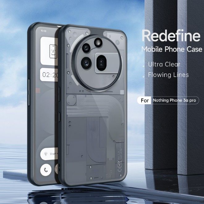 Dux Ducis - Nothing Phone (3a) Pro Hülle - Hardcase - Aimo Series - schwarz