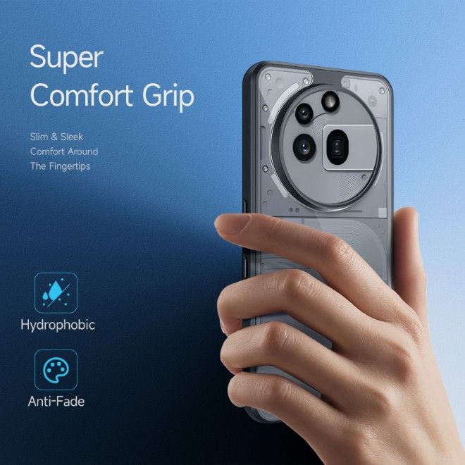 Dux Ducis - Nothing Phone (3a) Pro Hülle - Hardcase - Aimo Series - schwarz