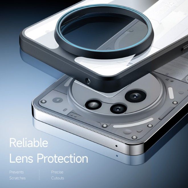 Dux Ducis - Nothing Phone (3a) Pro Hülle - Hardcase - Aimo Series - schwarz