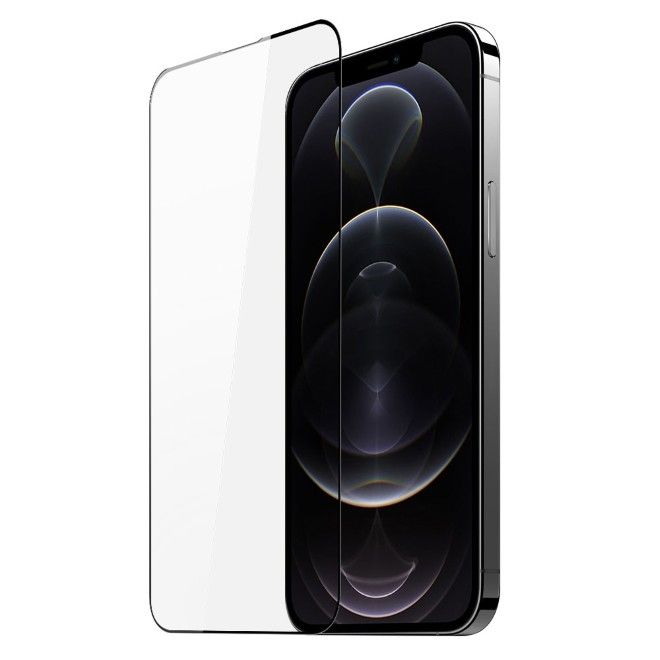 Dux Ducis - iPhone 16e / 14 / 13 / 13 Pro Schutzglas - aus gehärtetem Glas - 10D - schwarz