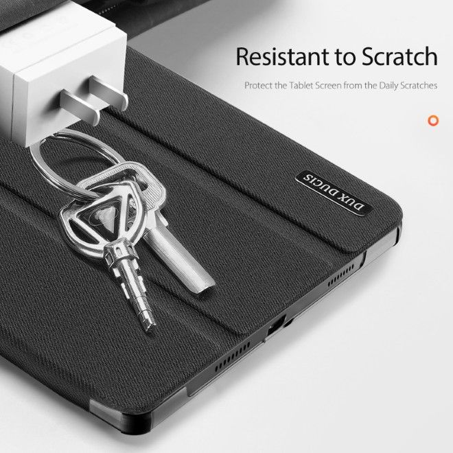 Dux Ducis - Lenovo Idea Tab Pro 12.7 Hülle - Leder Smart Flip Case - Domo Series - schwarz