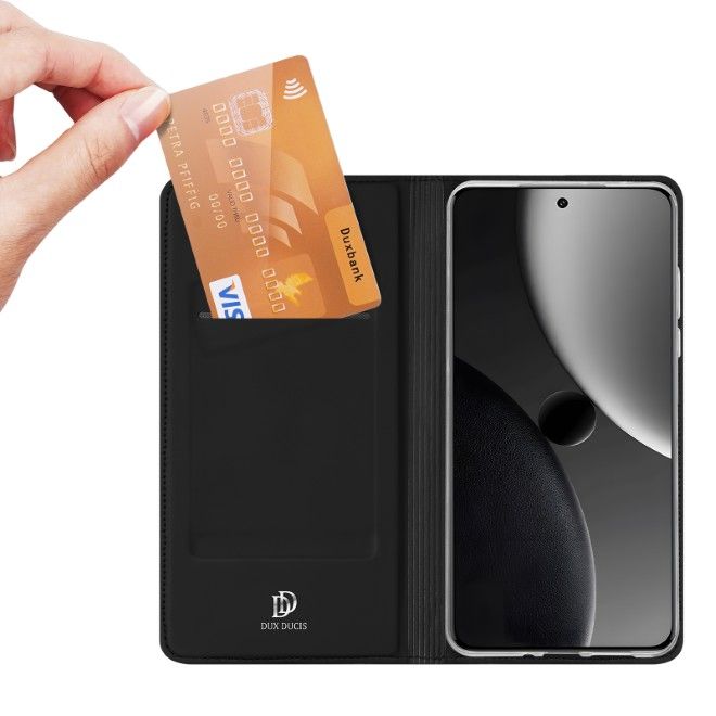 Dux Ducis - Xiaomi 15 Ultra Hülle - Handy Bookcover - Skin Pro Series - schwarz