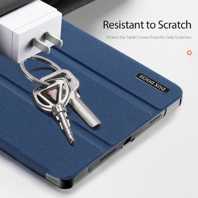 Dux Ducis - Lenovo Idea Tab Pro 12.7 Hülle - Leder Smart Flip Case - Domo Series - blau