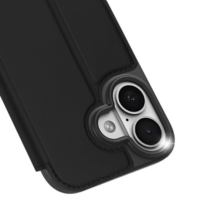 Dux Ducis - iPhone 17 Hülle - Handy Bookcover - Skin Pro Series - schwarz