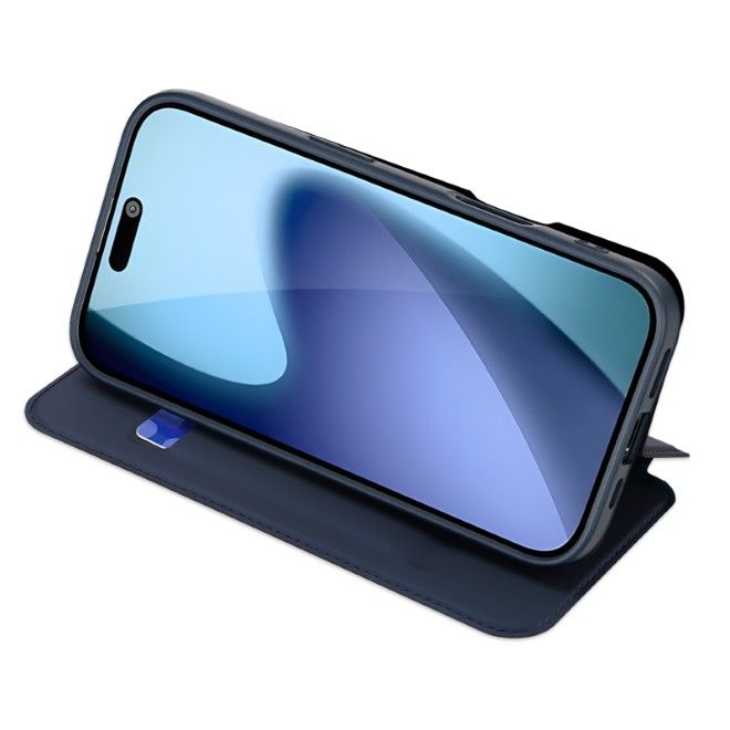 Dux Ducis - iPhone 17 Hülle - Handy Bookcover - Skin Pro Series - blau