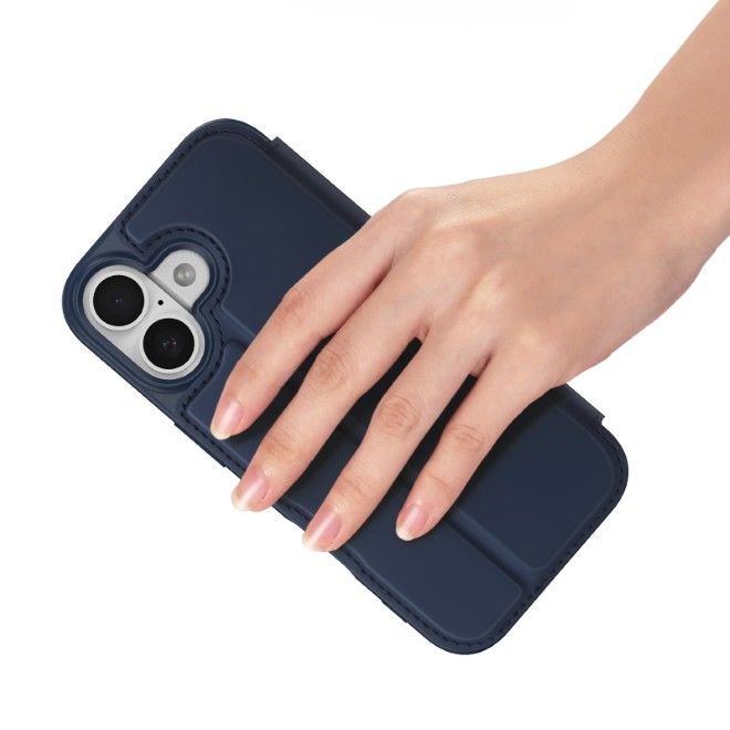 Dux Ducis - iPhone 17 Hülle - Handy Bookcover - Skin Pro Series - blau