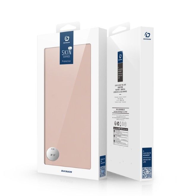 Dux Ducis - iPhone 17 Hülle - Handy Bookcover - Skin Pro Series - rosa