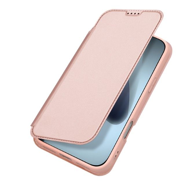 Dux Ducis - iPhone 17 Pro Hülle - Handy Bookcover - Skin Pro Series - rosa