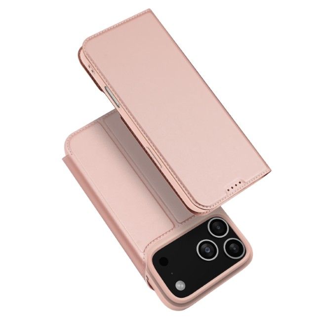Dux Ducis - iPhone 17 Pro Max Hülle - Handy Bookcover - Skin Pro Series - rosa