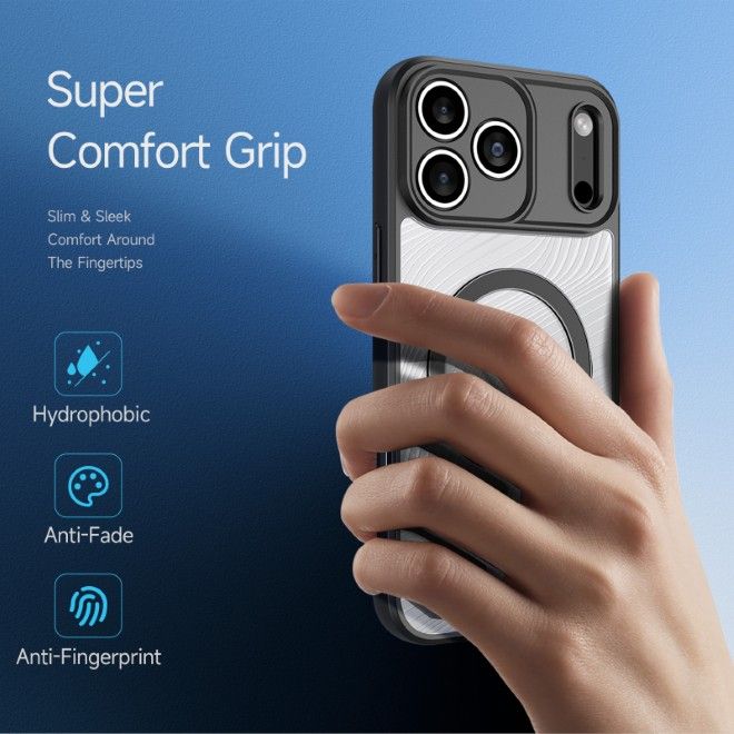 Dux Ducis - iPhone 17 Pro Max Hülle - Hardcase - MagSafe - Aimo Mag Series - schwarz