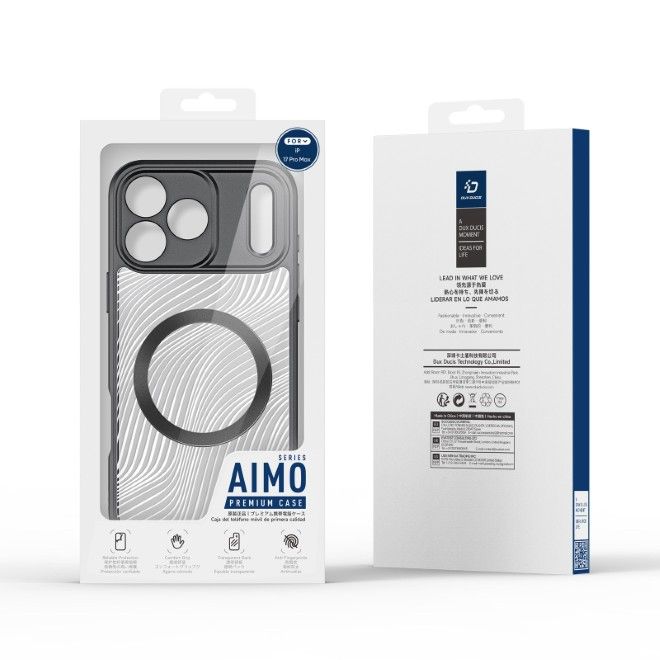 Dux Ducis - iPhone 17 Pro Max Hülle - Hardcase - MagSafe - Aimo Mag Series - schwarz