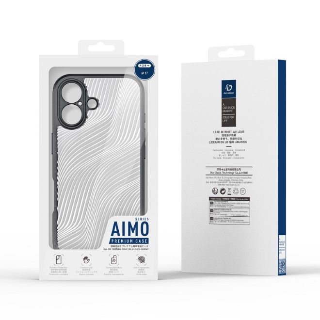 Dux Ducis - iPhone 17 Hülle - Hardcase - Aimo Series - schwarz