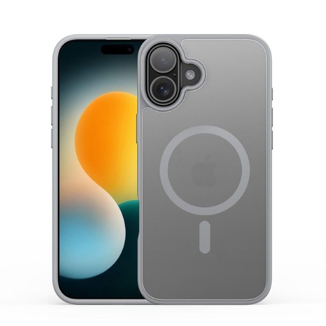 Dux Ducis - iPhone 17 Hülle - TPU und PC Hardcase - MagSafe kompatibel - Yind Series - grau