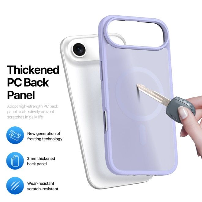 Dux Ducis - iPhone Air Hülle - TPU und PC Hardcase - MagSafe kompatibel - Yind Series - hellpurpur