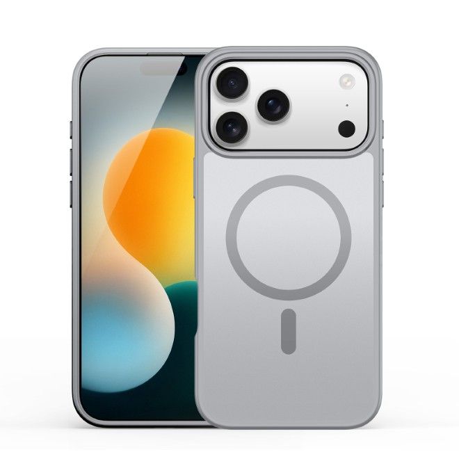 Dux Ducis - iPhone 17 Pro Max Hülle - TPU und PC Hardcase - MagSafe kompatibel - Yind Series - grau