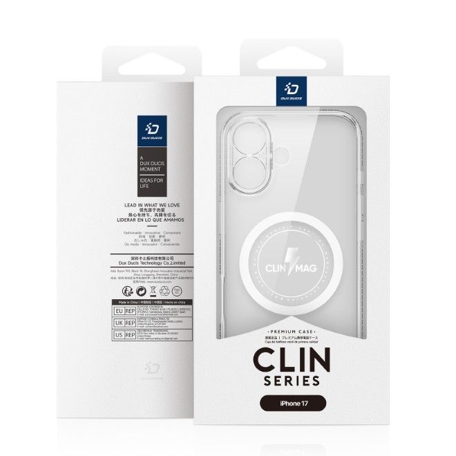Dux Ducis - iPhone 17 Hülle - Hardcase - Clin Mag Series - transparent