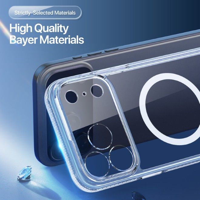 Dux Ducis - iPhone 17 Pro Hülle - Hardcase - Clin Mag Series - transparent