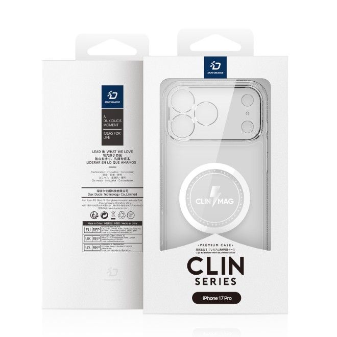 Dux Ducis - iPhone 17 Pro Hülle - Hardcase - Clin Mag Series - transparent