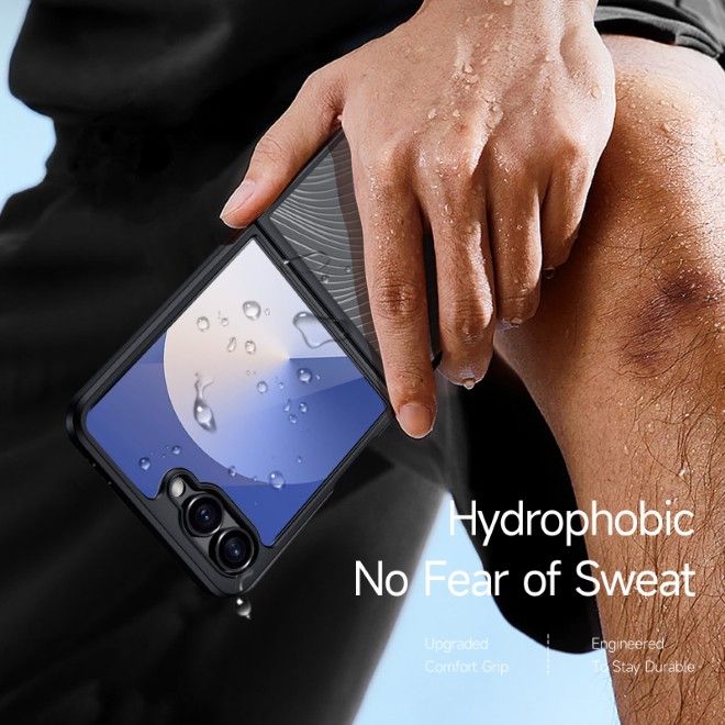 Dux Ducis - Samsung Galaxy Z Flip7 Hülle - Hardcase - Aimo Series - schwarz