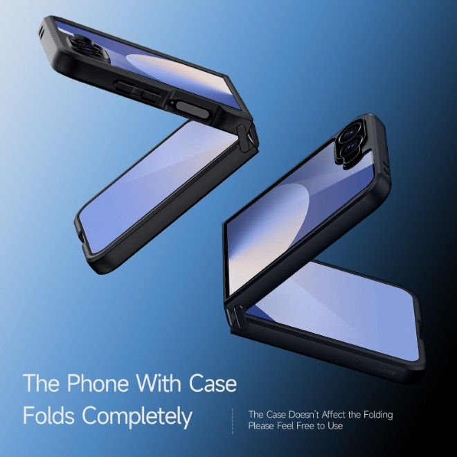 Dux Ducis - Samsung Galaxy Z Flip7 Hülle - Hardcase - Aimo Series - schwarz