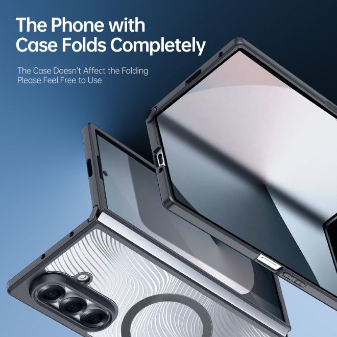 Dux Ducis - Samsung Galaxy Z Fold7 Hülle - Hardcase - MagSafe - Aimo Mag Series - schwarz