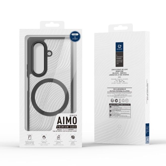 Dux Ducis - Samsung Galaxy Z Fold7 Hülle - Hardcase - MagSafe - Aimo Mag Series - schwarz