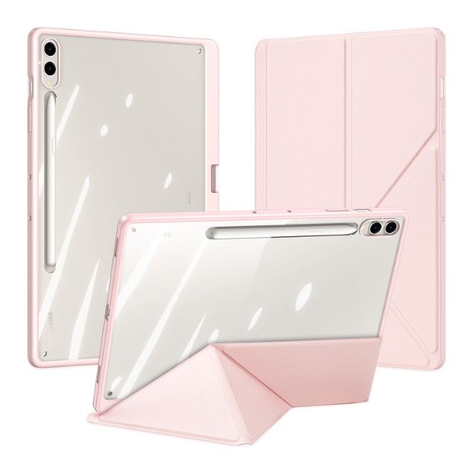 Dux Ducis - Samsung Galaxy Tab S10 FE+ Hülle - Leder Bookcover - Magi Series - pink