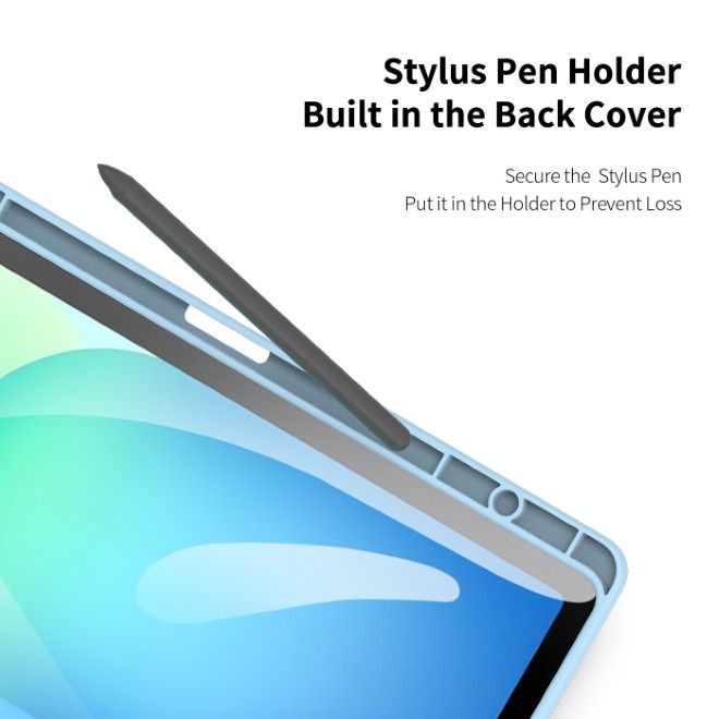 Dux Ducis - Samsung Galaxy Tab S10 FE+ Hülle - Leder Bookcover - Toby Series - blau